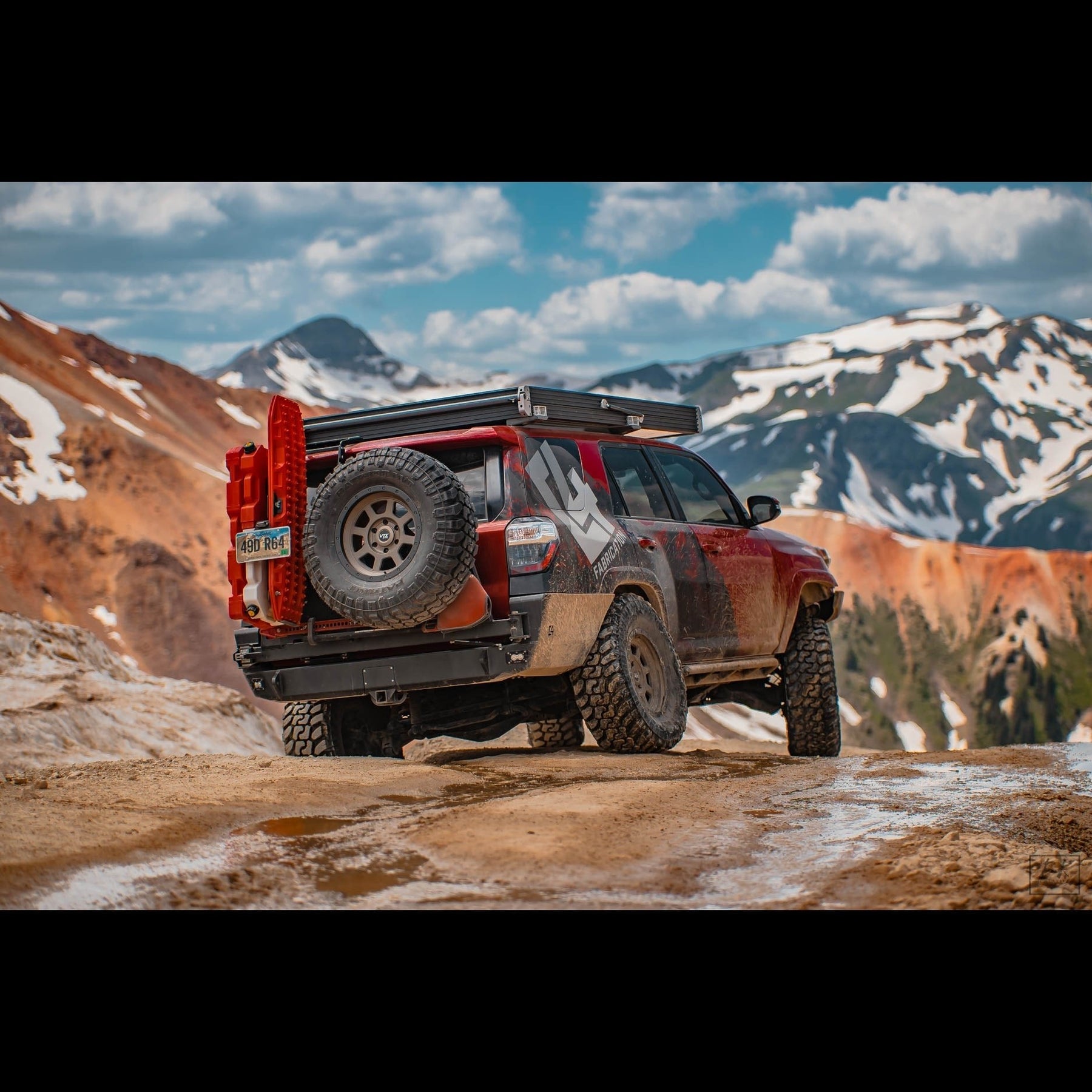 C4 Fabrication Overland Series Rear Bumper for 2010-2024 Toyota 4Runner - Recon Recovery