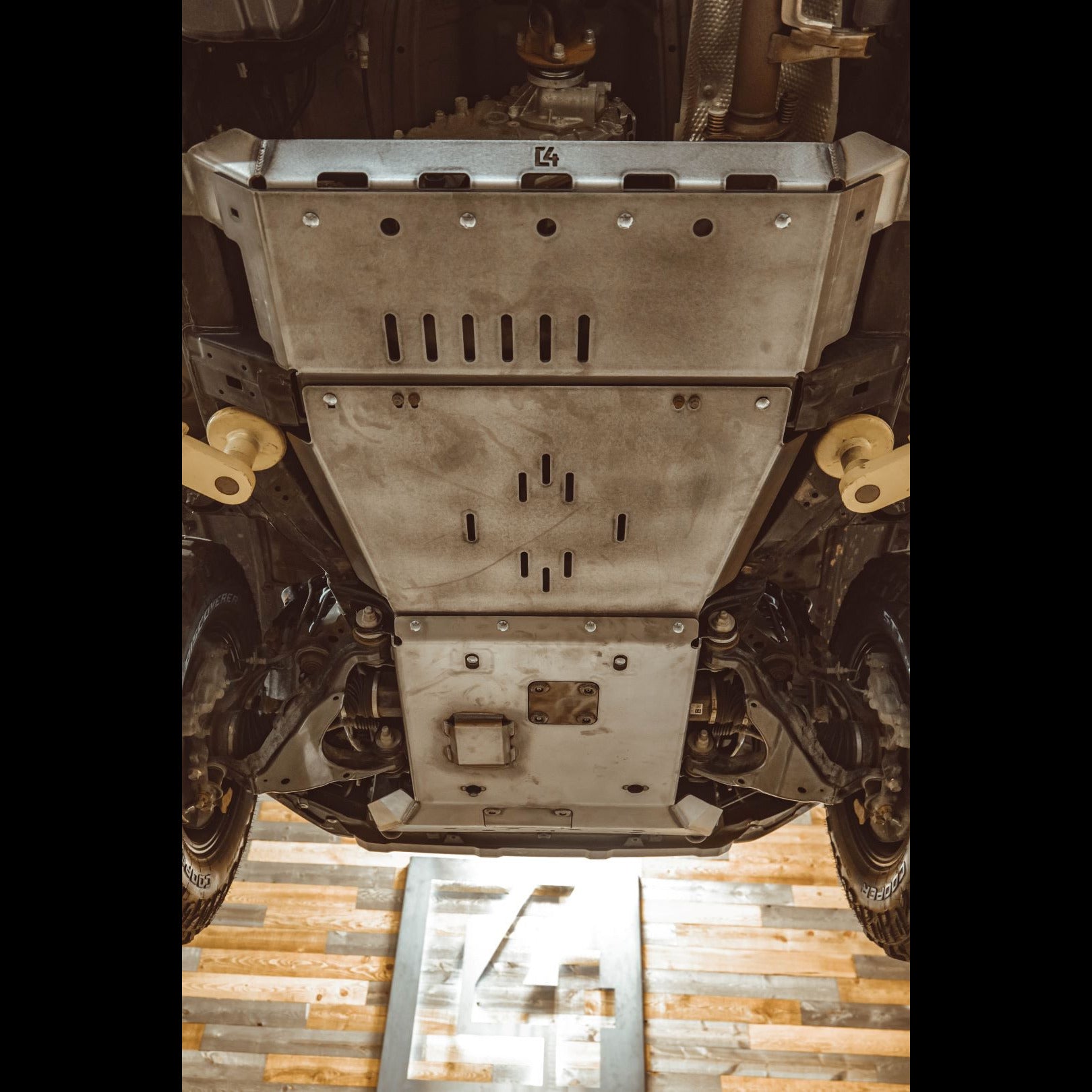 C4 Fabrication Rear Skid Plate for 2010-2024 Toyota 4Runner - Recon Recovery