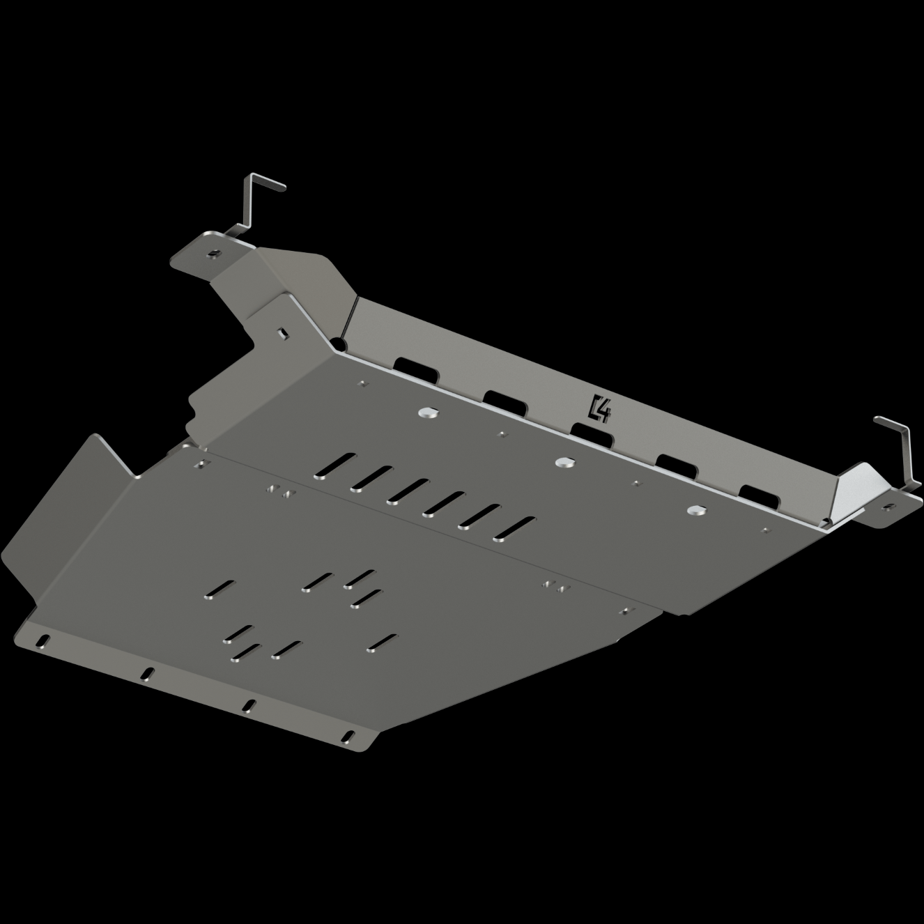 C4 Fabrication Rear Skid Plate for 2010-2024 Toyota 4Runner - Recon Recovery