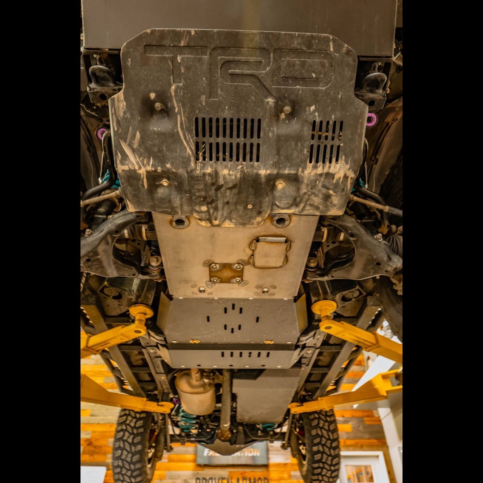 C4 Fabrication Skid Plate Integration for 2010-2024 Toyota 4Runner TRD Pro - Recon Recovery