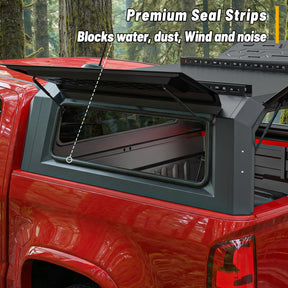 Openroad Aluminum Light Weight Modular Truck Cap for 2015-2022 GM Colorado & Canyon 5ft Bed