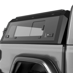 OPENROAD Bolt On Bed Cap with Sliding Side and Front Windows for 2019+ Jeep Gladiator JT