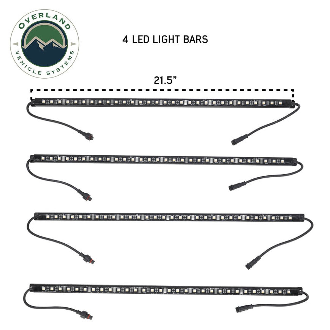 4 Piece Universal Bed Cap & Tent LED Light Kit – Plug & Play RGBWW Camping Lights