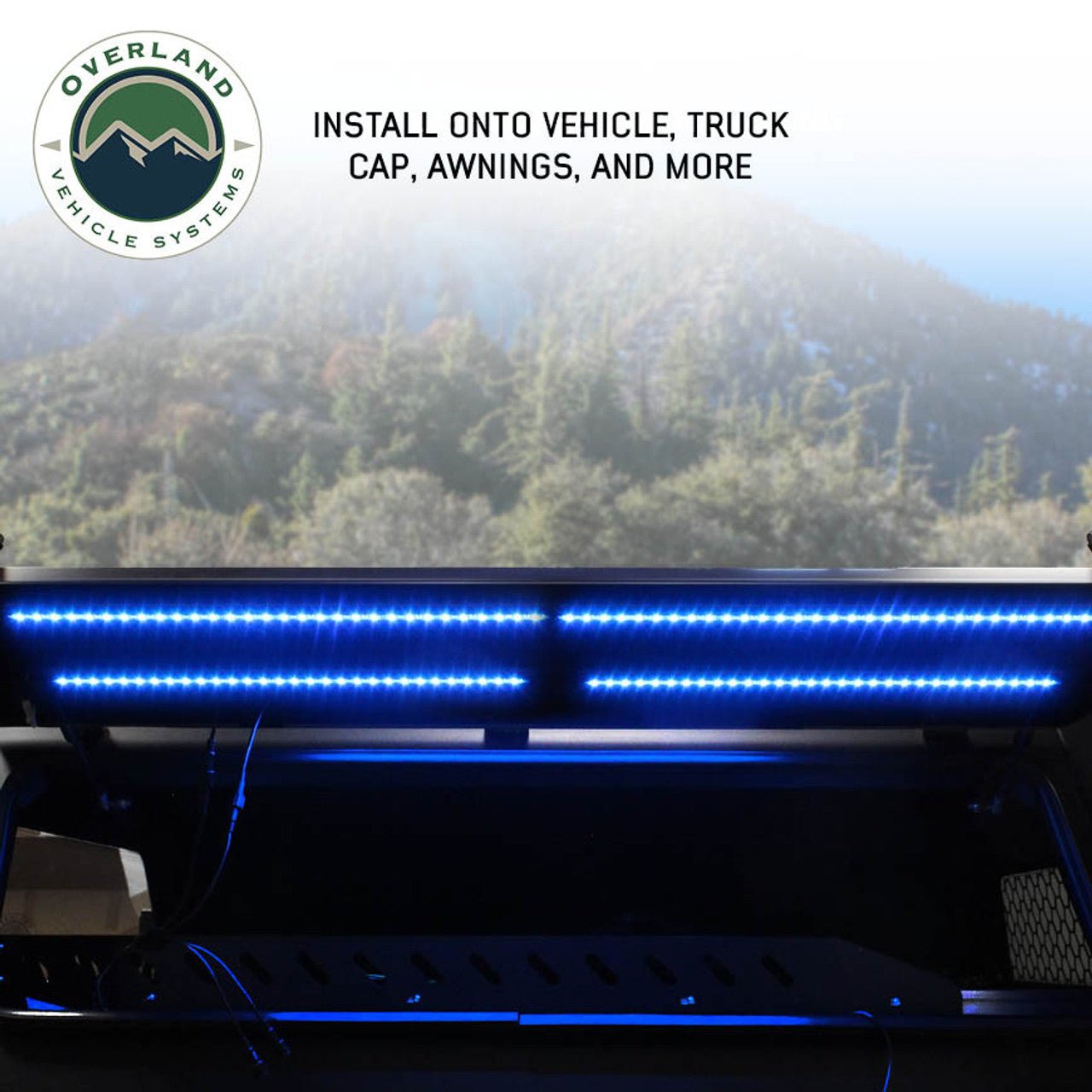 4 Piece Universal Bed Cap & Tent LED Light Kit – Plug & Play RGBWW Camping Lights