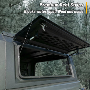Openroad Aluminum Light Weight Modular Truck Cap for 2016-2023 Toyota Tacoma 5ft Bed