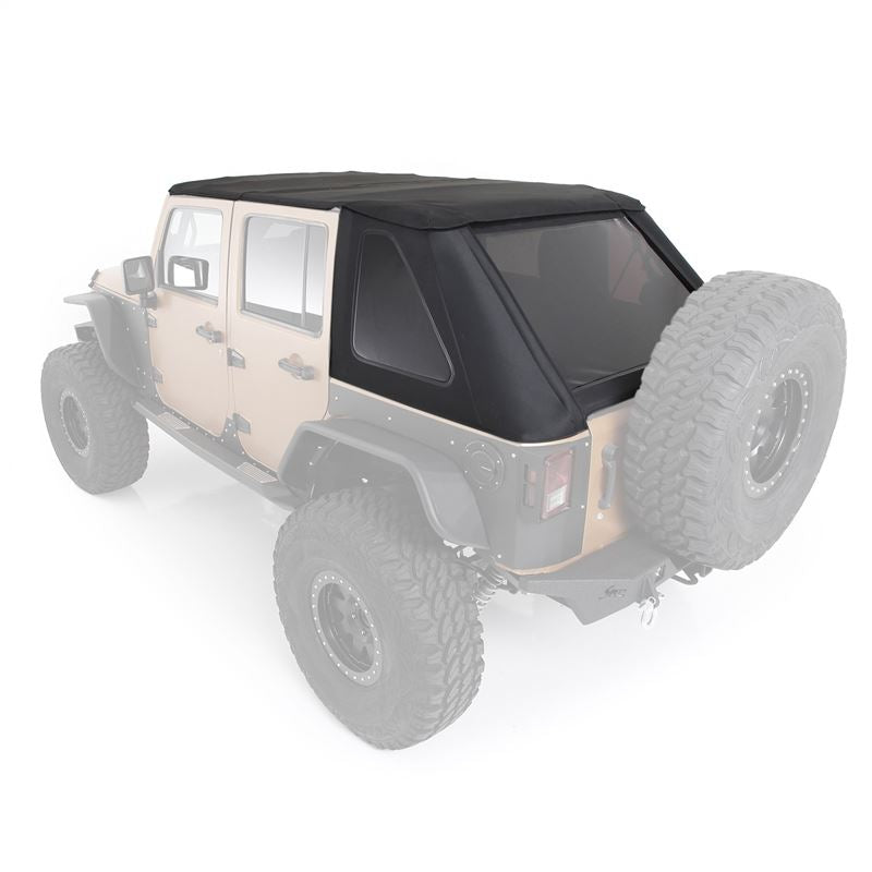 Smittybilt Bowless Soft Top Combo Kit For 2007-2018 Jeep Wrangler JKU - Recon Recovery