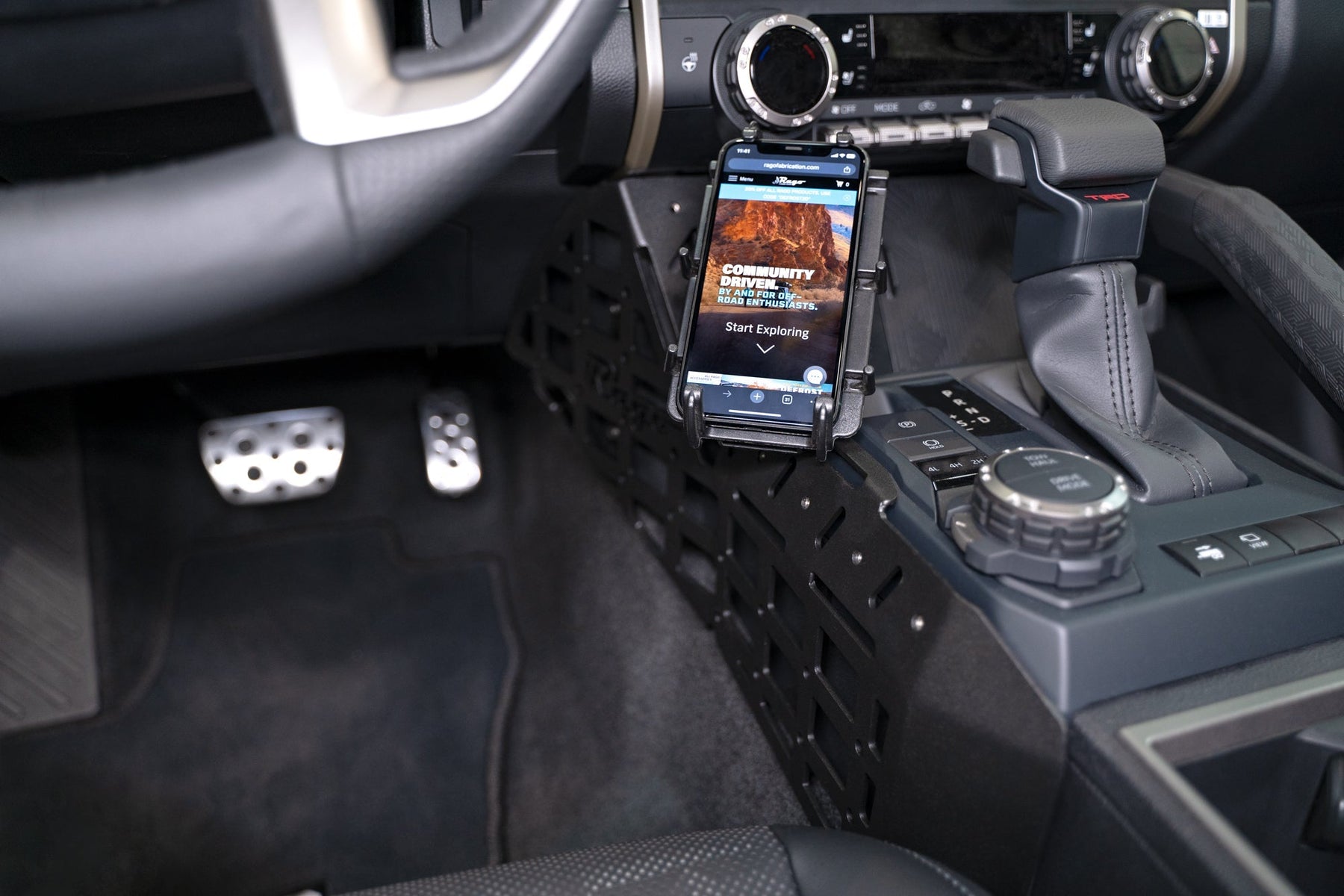 Rago Fabrication Interior Center Console Molle Panels for 2024-2026 Toyota Tacoma & 4Runner