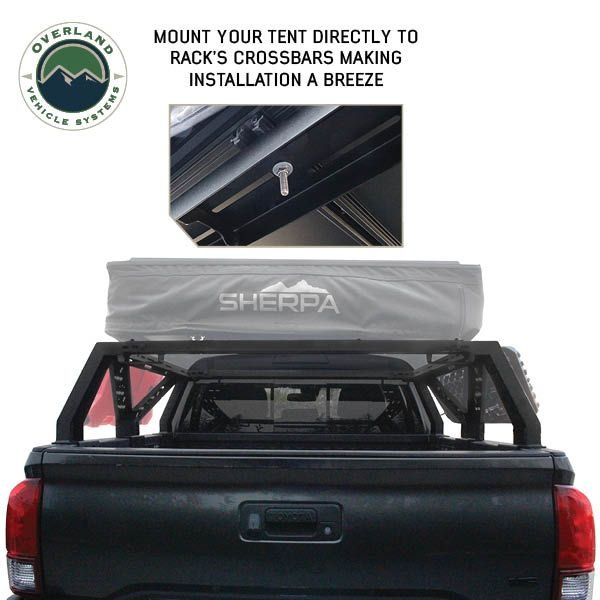 OVS Mid Height Overland Bed Rack for All Full Size Trucks Universal Fitment - Recon Recovery