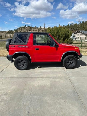 Premium Replacement Soft Top Black Diamond With Tinted Windows 1986-1994 Suzuki Sidekick GEO Tracker