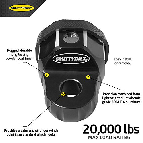 Smittybilt A.W.S. Aluminum Winch Shackle - Recon Recovery