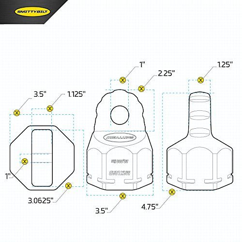 Smittybilt A.W.S. Aluminum Winch Shackle - Recon Recovery