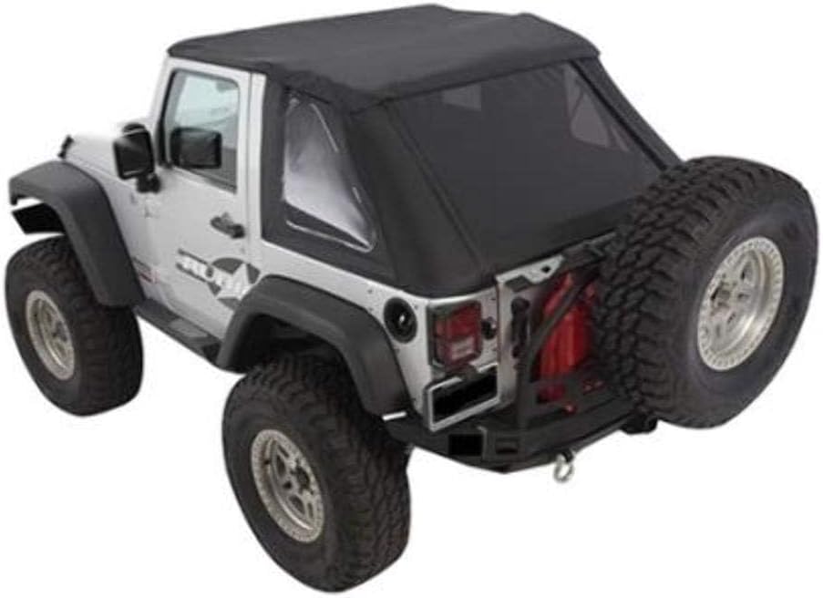 Smittybilt Bowless Combo Soft Top For 07-18 Jeep Wrangler JK 2 Door- Recon Recovery