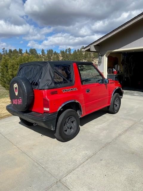 Premium Replacement Soft Top Black Diamond With Tinted Windows 1986-1994 Suzuki Sidekick GEO Tracker