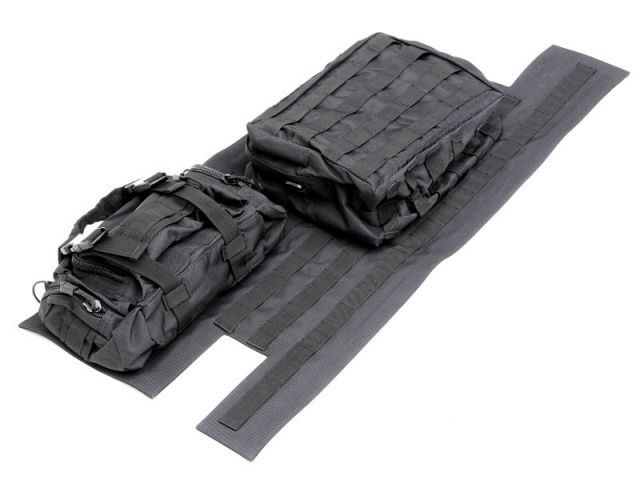 Smittybilt Rear Molle Tailgate Cover and Storage Bags For 1997-2006 Wrangler TJ & LJ - Recon Recovery
