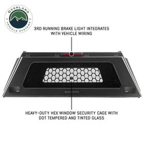 OVS Expedition PRO+ Stainless Steel Truck Cap with Full Windows for 2019-2026 GMC Sierra 1500