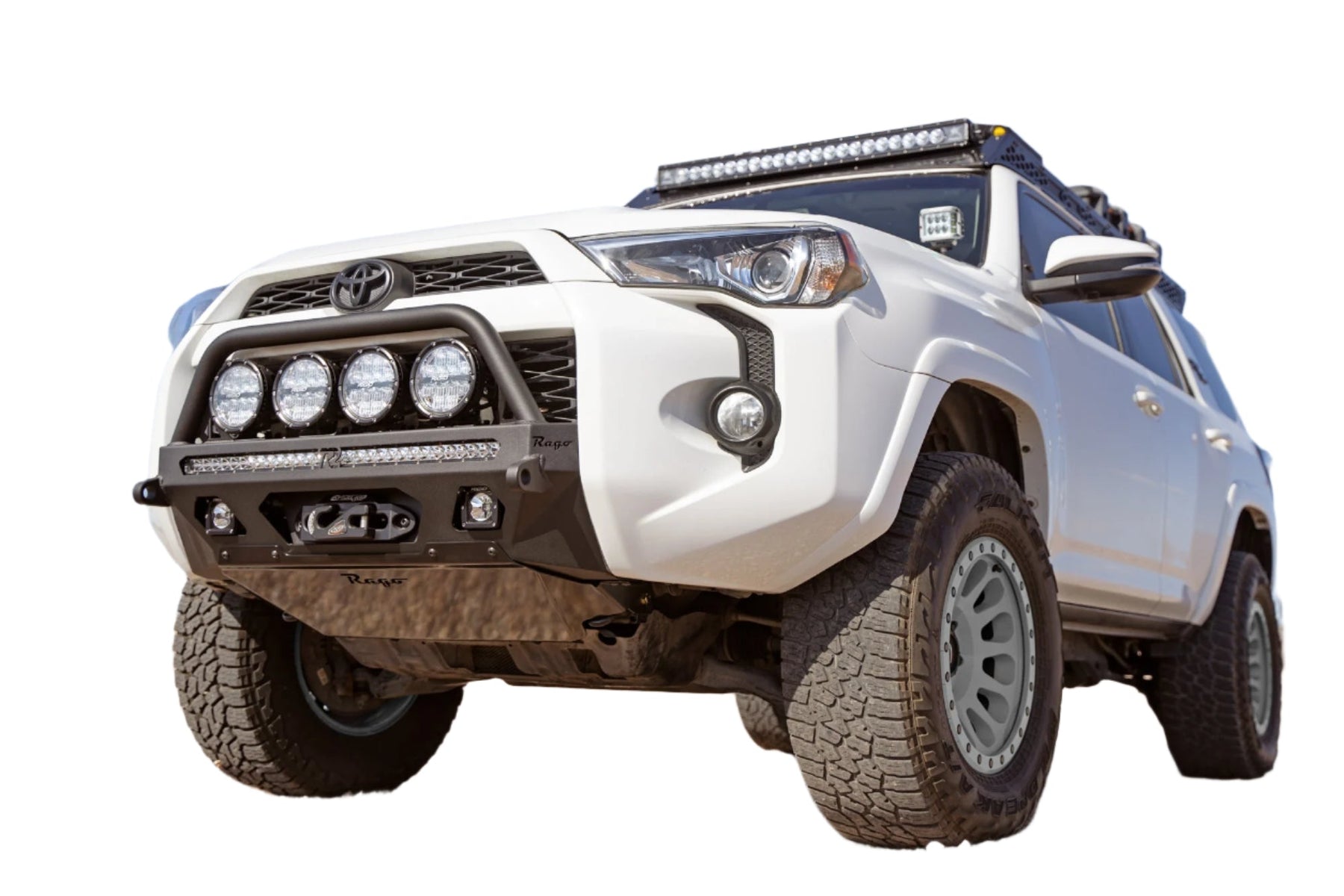 Rago Fabrication Center Mount Winch Bumper for 2014-2024 Toyota 4Runner - Recon Recovery