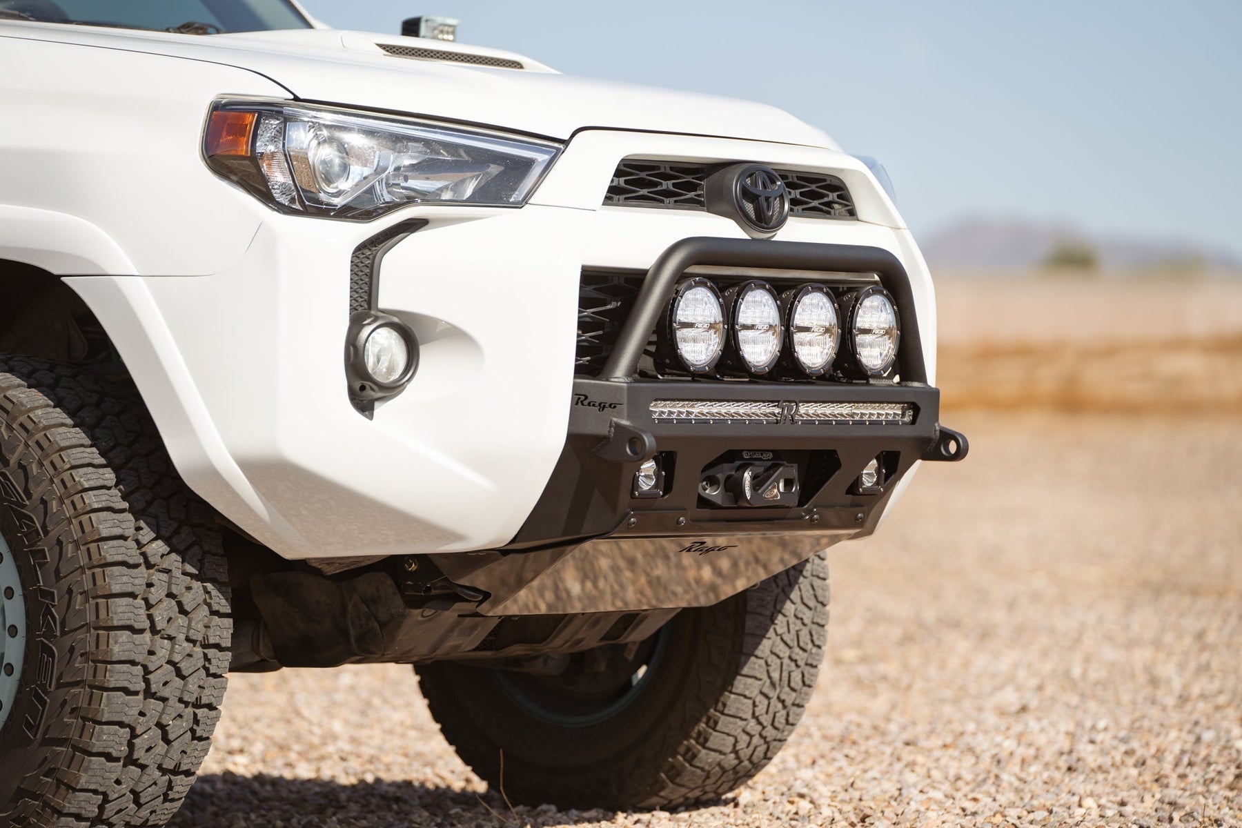 Rago Fabrication Center Mount Winch Bumper for 2014-2024 Toyota 4Runner - Recon Recovery