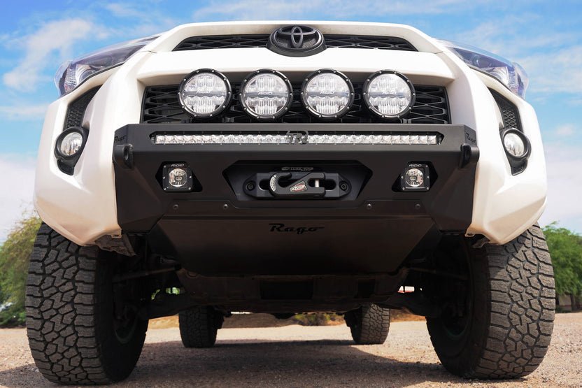 Rago Fabrication Center Mount Winch Bumper for 2014-2024 Toyota 4Runner - Recon Recovery