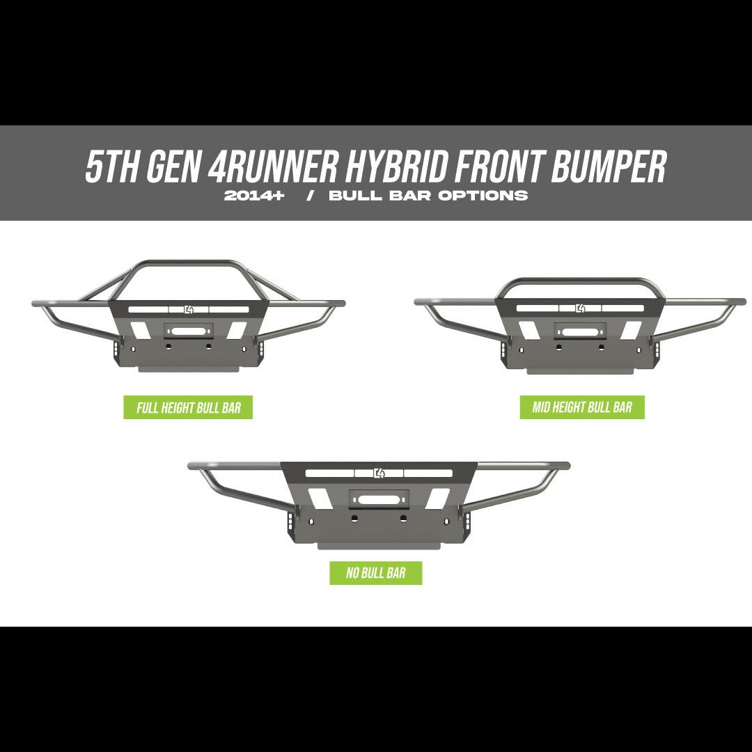 C4 Fabrication Hybrid Front Bumper for 2014-2024 Toyota 4Runner - Recon Recovery