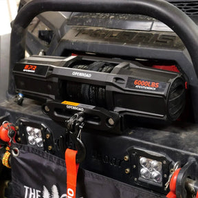 OPENROAD 6,000lbs 12V UTV SxS Wireless Electric Winch with Synthetic Rope - IP68 Rated
