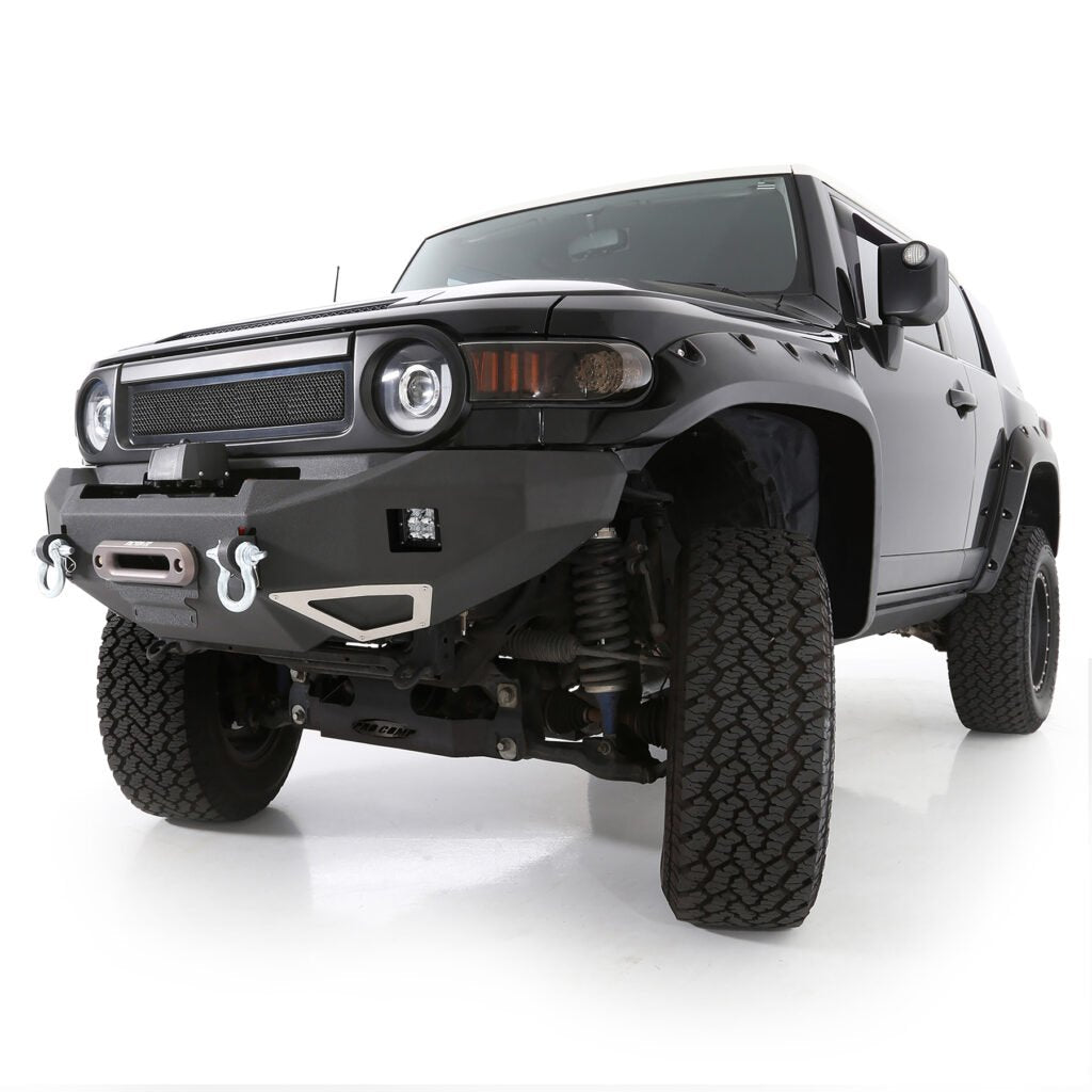 SmittyBilt M1 High Clearance Front Bumper for 2007-2014 Toyota FJ Cruiser - Recon Recovery