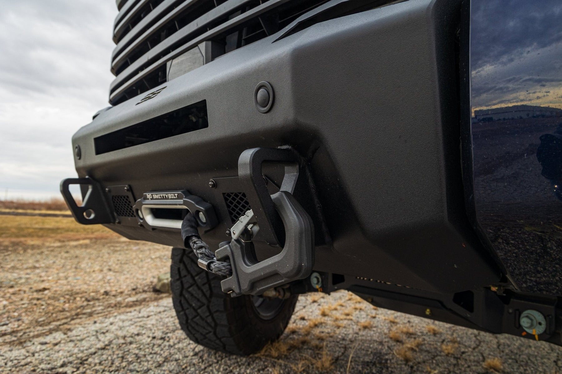 Smittybilt Hidden Winch Center Mount Front Bumper for 2022-2026 Toyota Tundra