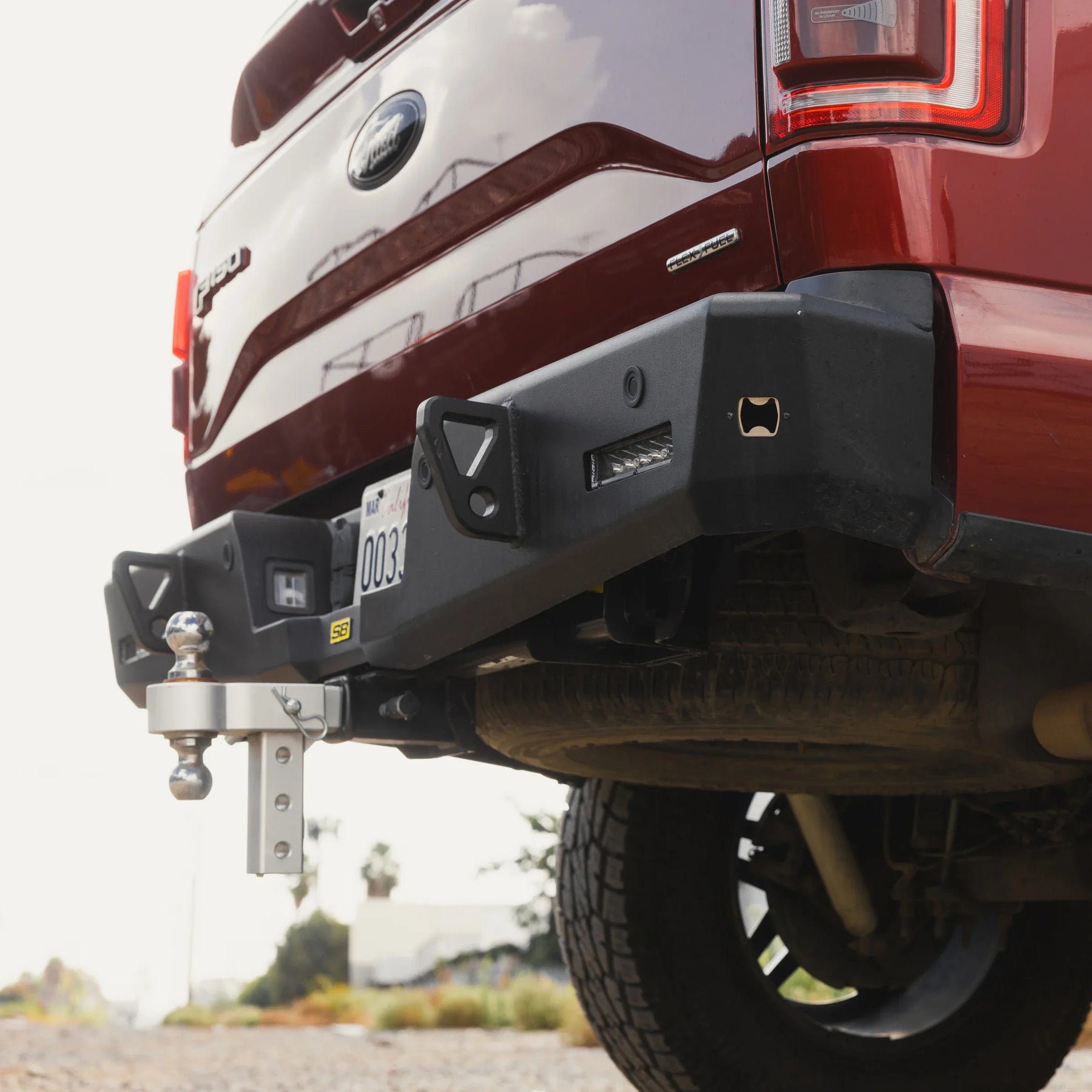 SmittyBilt Adventure Series Bolt On Rear Bumper for 2015-2024 Ford F-150