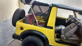 Premium Replacement Soft Top, Black Diamond With Tinted Windows - 1986-1994 Suzuki Samurai