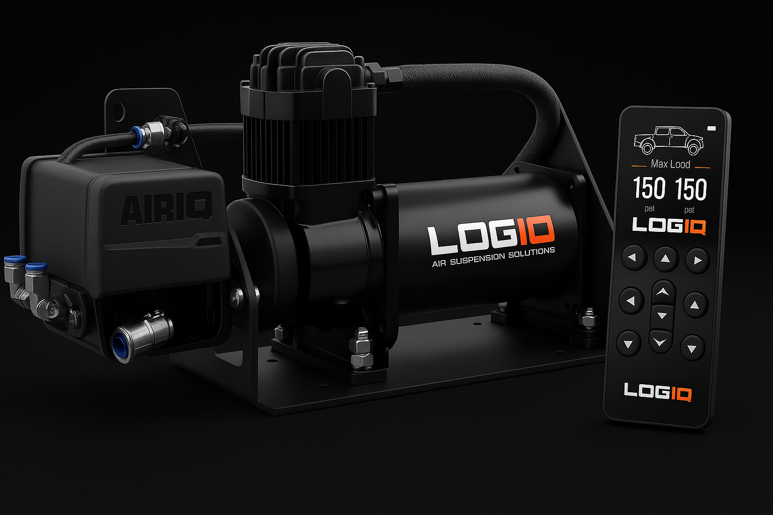 LOGIQ Standard Duty 2 Channel Onboard Air Management System + Bluetooth Capability - Recon Recovery
