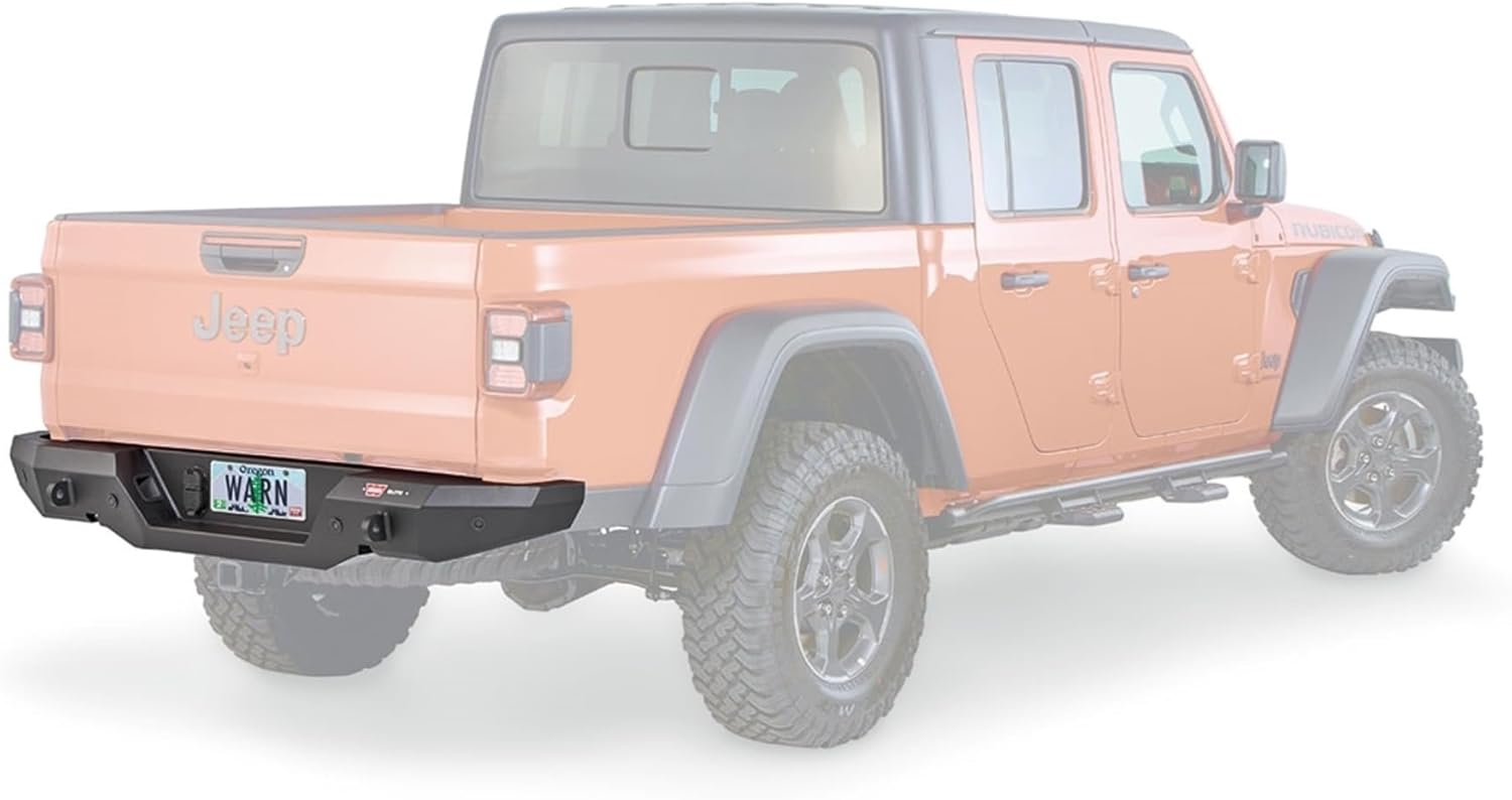 WARN Elite Rear High Clearance Bumper for 2020-2026 Jeep Gladiator JT
