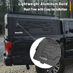 Openroad Aluminum Light Weight Modular Truck Cap for 2016-2023 Toyota Tacoma 5ft Bed