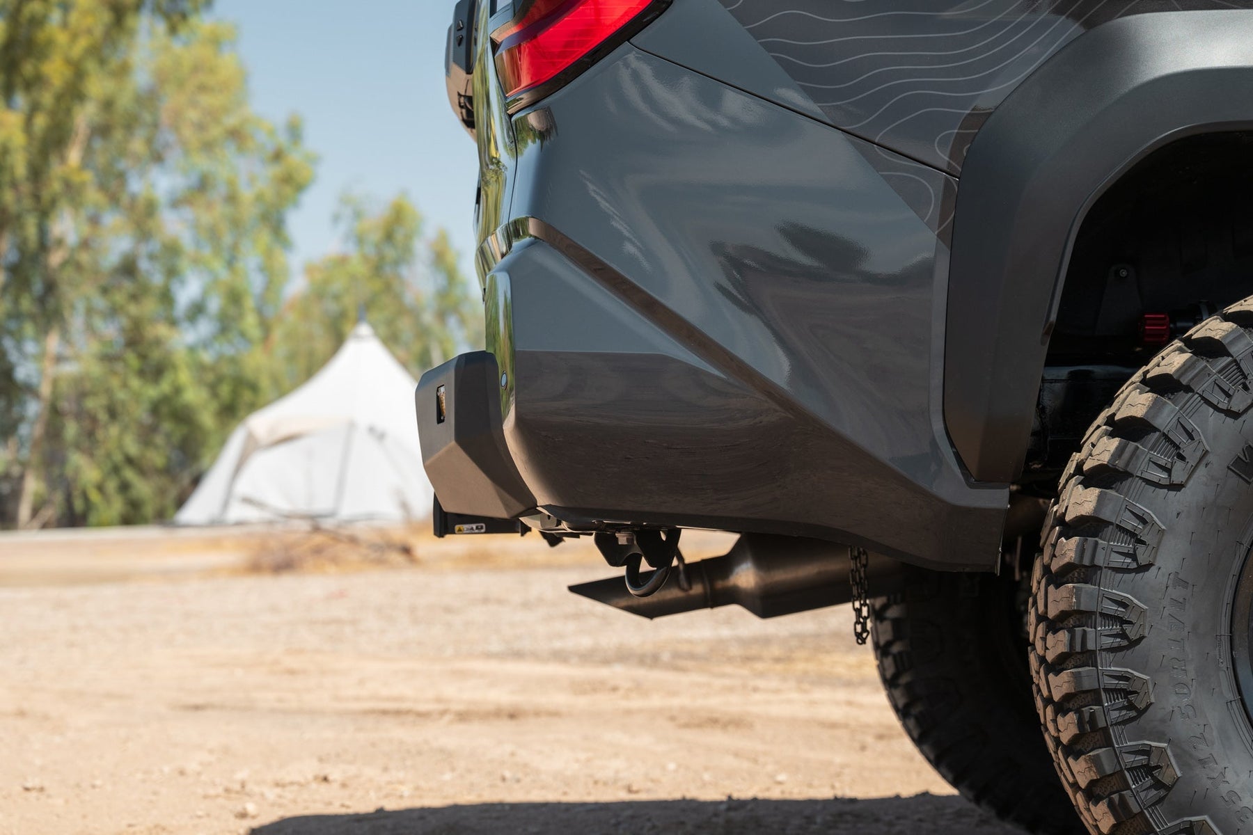 Rago Fabrication Center Mount Rear Bumper for 6th Gen 2025-2026 Toyota 4Runner - Recon Recovery