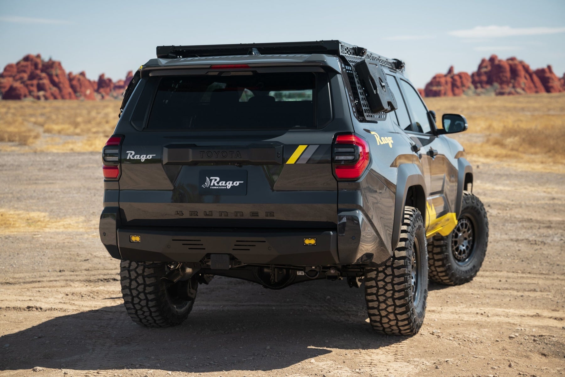 Rago Fabrication Center Mount Rear Bumper for 6th Gen 2025-2026 Toyota 4Runner - Recon Recovery
