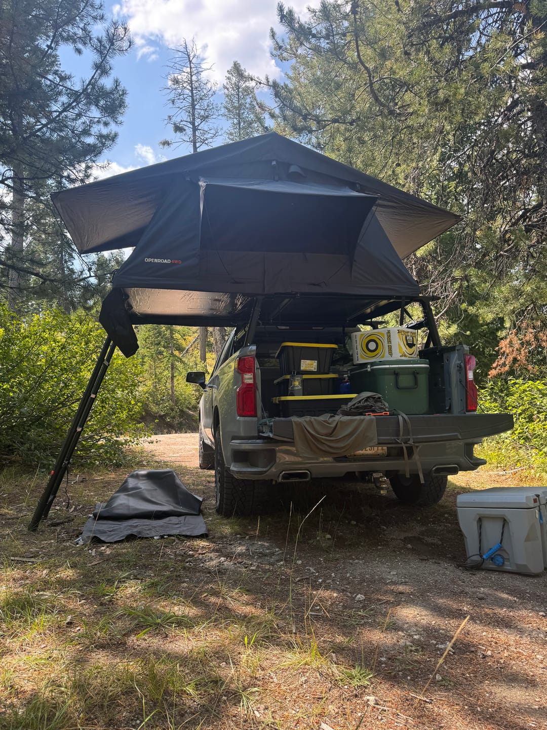 Openroad Soft Shell 2-3 People Rooftop Tent with Built in LED lights - 4 Season