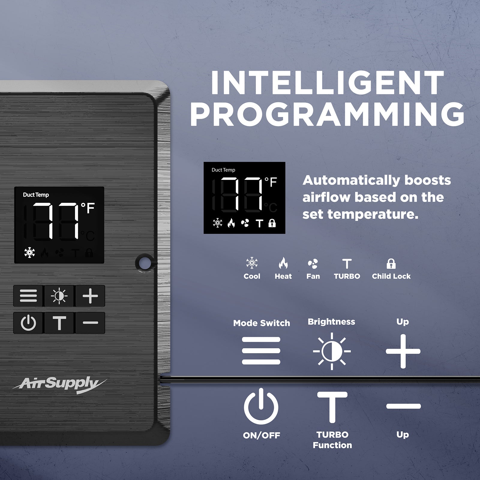 AirSupply BS412 Register Booster Fan