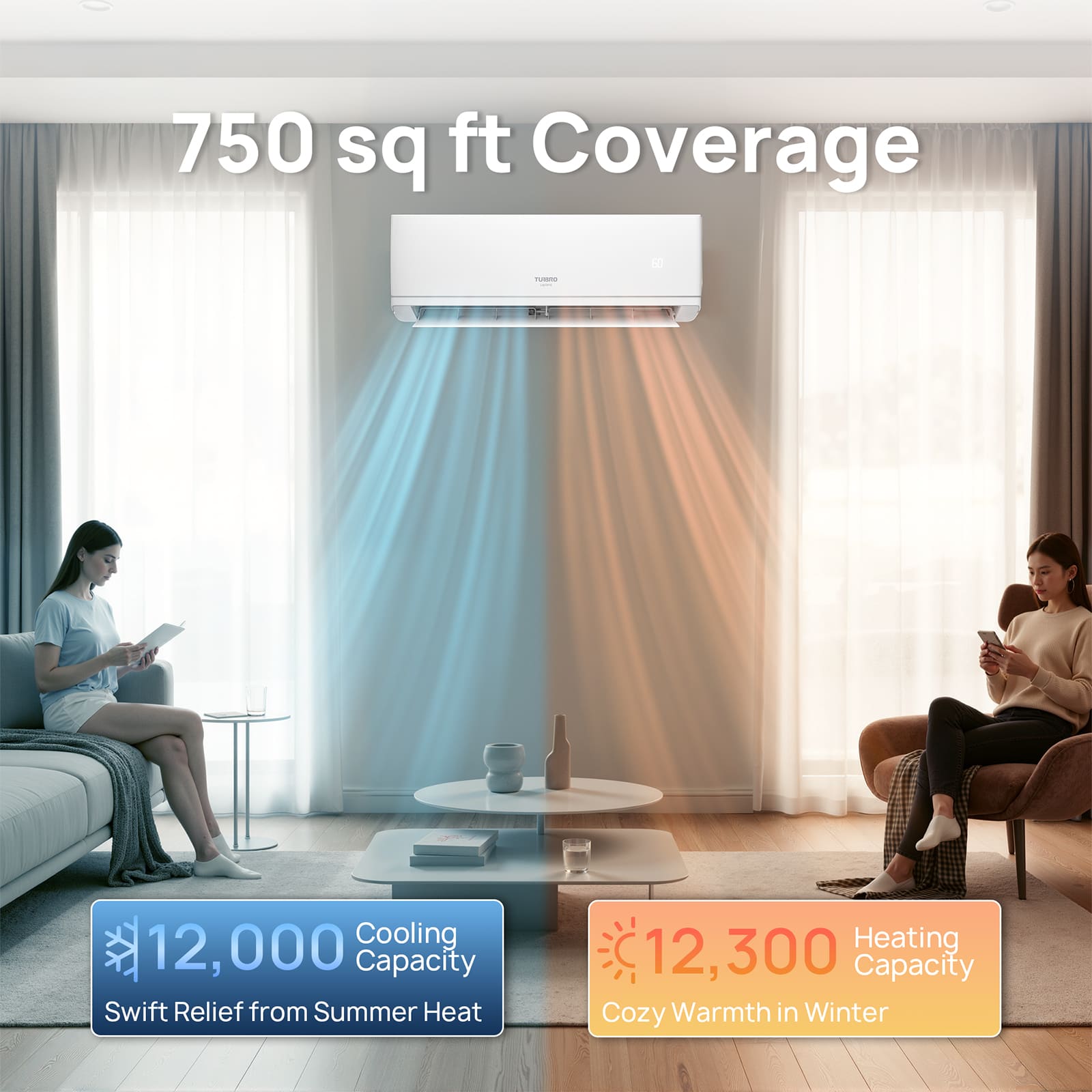 Lapland 12,000 BTU Single Zone Mini Split AC (R32)