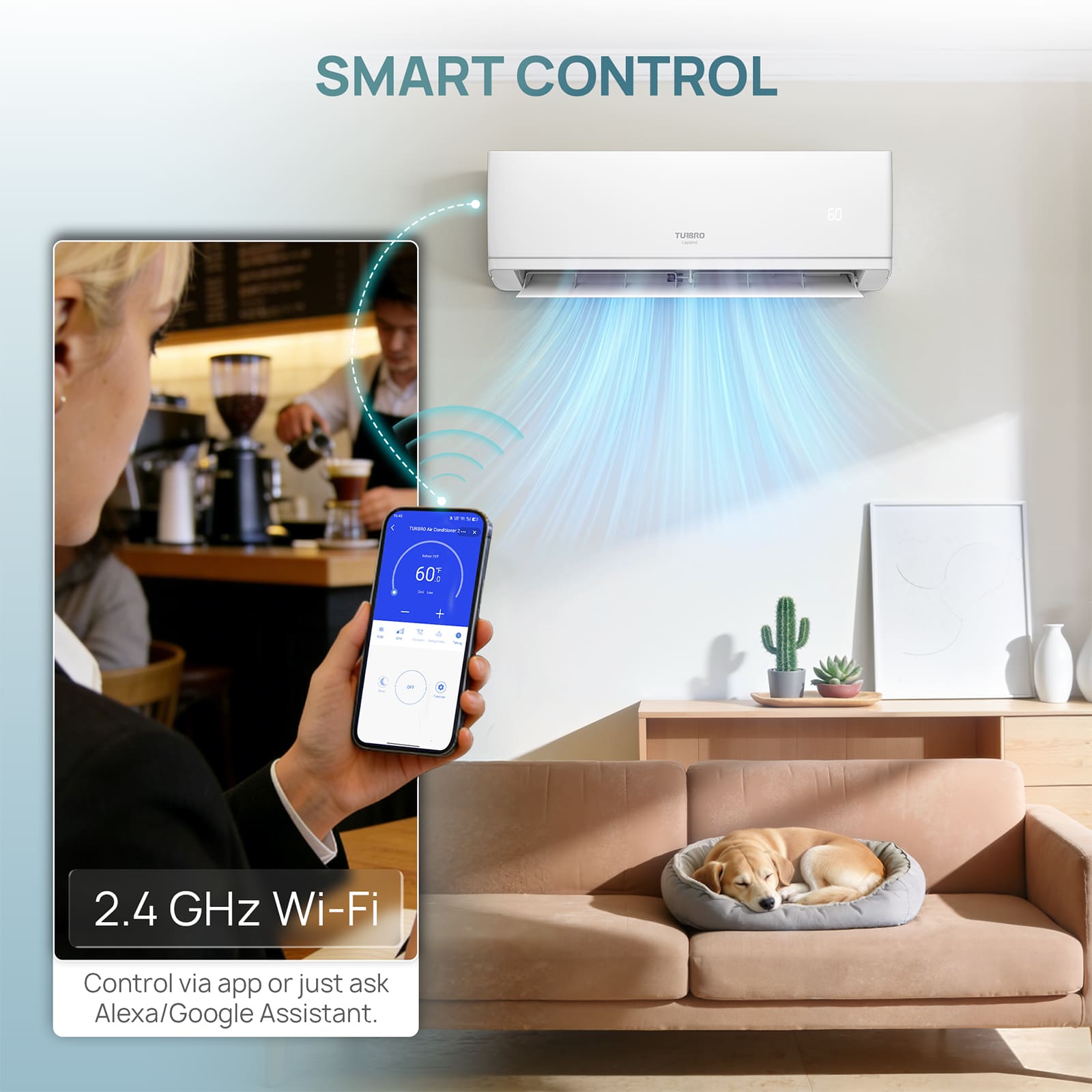 Lapland 18,000 BTU Single Zone Mini Split AC (R32)