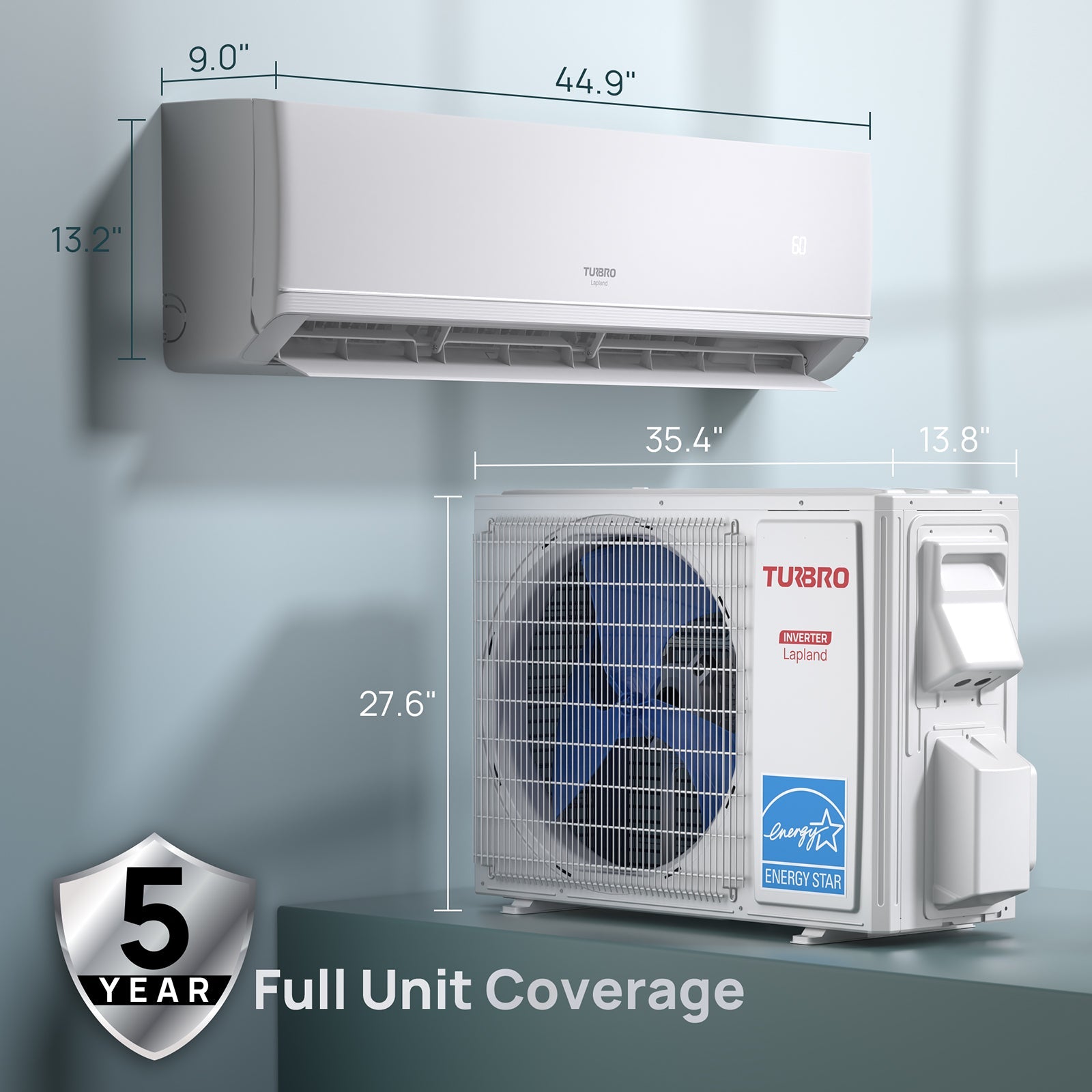 Lapland 18,000 BTU Single Zone Mini Split AC (R32)