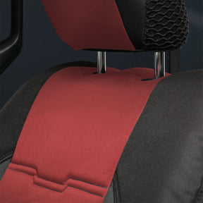 Smittybilt GEN2 Red Neoprene Seat Cover Set Front & Rear For 2020-2025 Jeep Gladiator JT - Recon Recovery