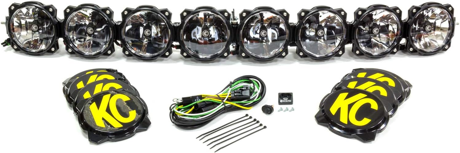 KC Hilites 50" Gravity Pro6 LED 160W Curved Light Bar System With Harness - Recon Recovery