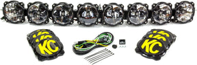 KC Hilites 50" Gravity Pro6 LED 160W Curved Light Bar System With Harness - Recon Recovery