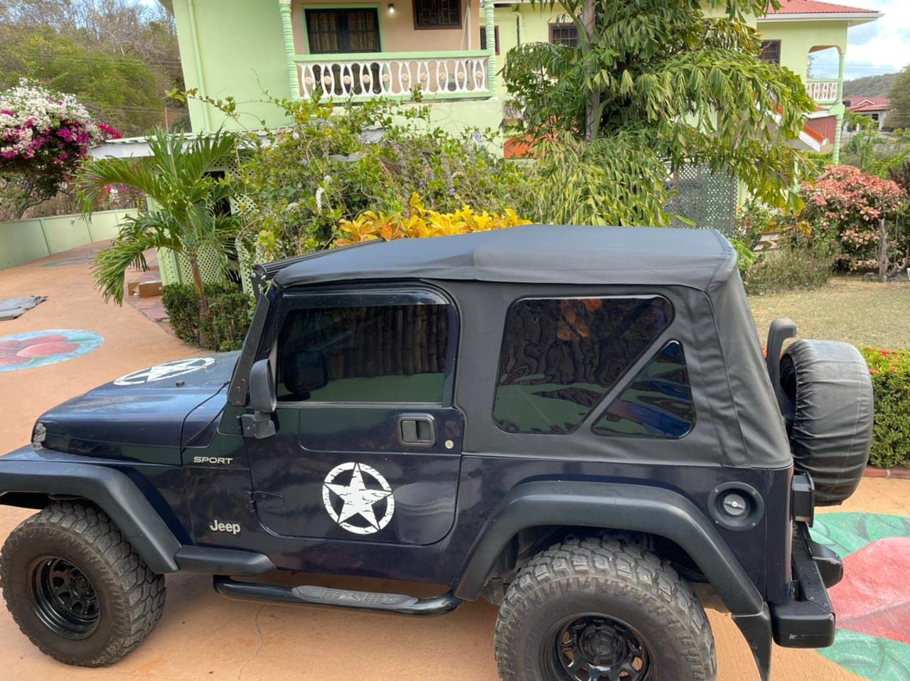 Premium Replacement Soft Top - Black Diamond For 1997-2006 Jeep Wrangler TJ
