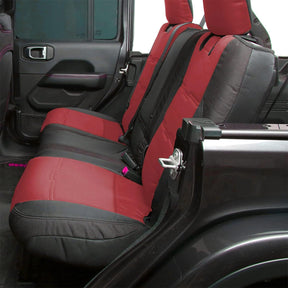 Smittybilt GEN2 Red Neoprene Seat Cover Set Front & Rear For 2020-2025 Jeep Gladiator JT - Recon Recovery