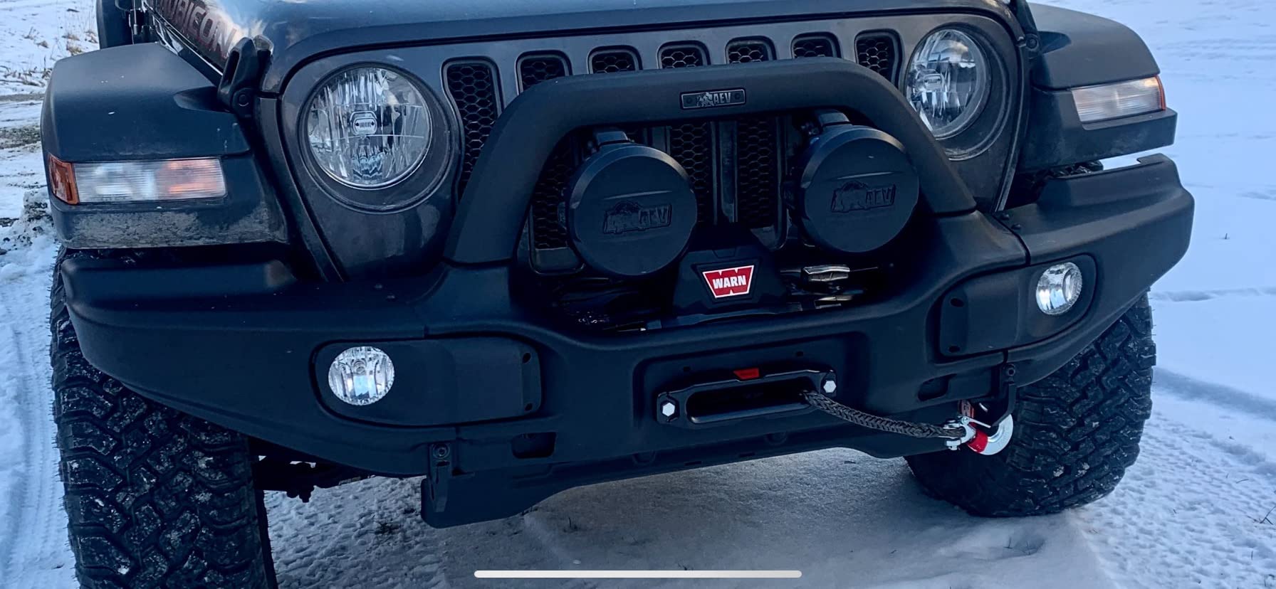 WARN VR EVO 12-S Wireless Winch | 12,000 lb Synthetic Rope | Heavy-Duty Recovery