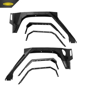 Smittybilt XRC Gen 1 Rear Fender Flares for 2007-2018 Wrangler JK (Pair) - Recon Recovery