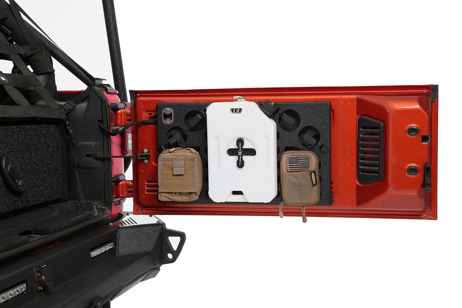 Smittybilt Overlanding Tailgate Table for 2010-2018 Jeep Wrangler JK - Recon Recovery
