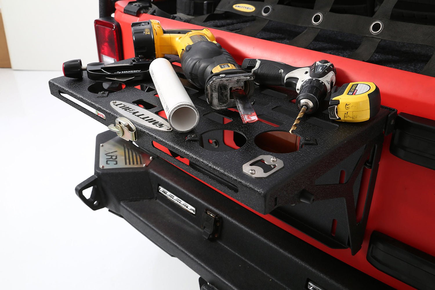 Smittybilt Overlanding Tailgate Table for 2010-2018 Jeep Wrangler JK - Recon Recovery