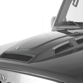 Smittybilt HEMI Style Vented Replacement Hood For 2007-2018 Jeep Wrangler JK - Recon Recovery
