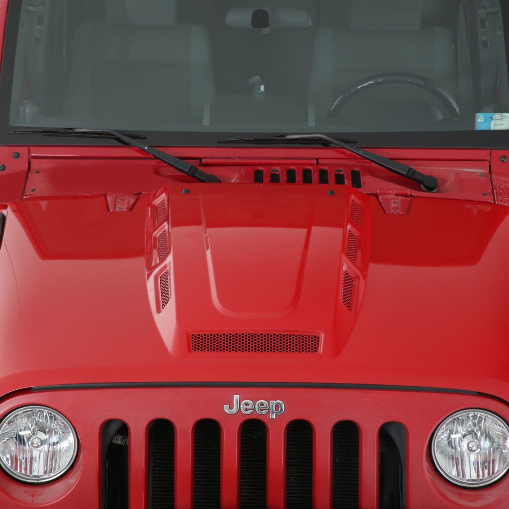 Smittybilt HEMI Style Vented Replacement Hood For 2007-2018 Jeep Wrangler JK - Recon Recovery