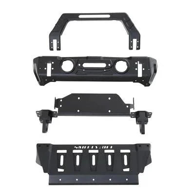 SmittyBilt Stryker Modular Front Bumper for 2007-2025 Jeep Wrangler JK JL & Gladiator JT